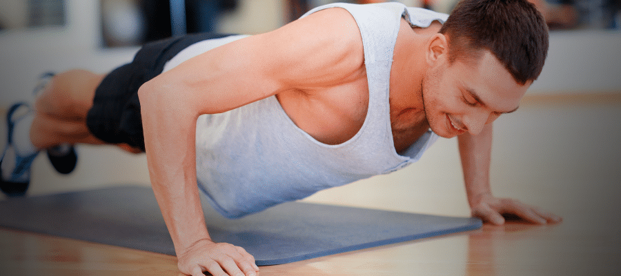 Pompes Prise Large au Sol