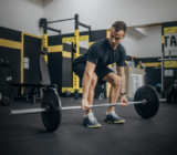 Holved leg raised: bars or dumbbells