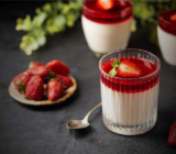 Panna cotta recipe with red fruit